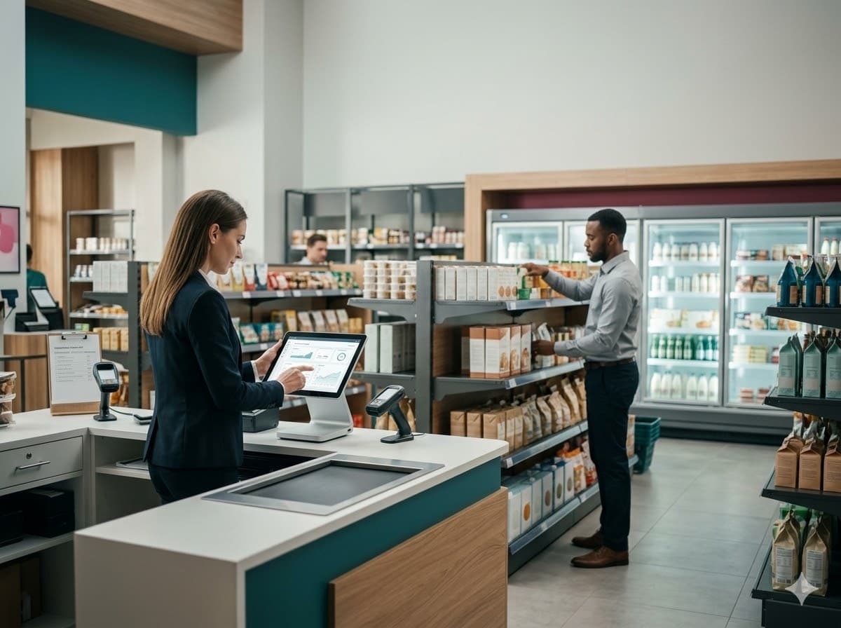 Retail store operations environment with equipment and multi-location context