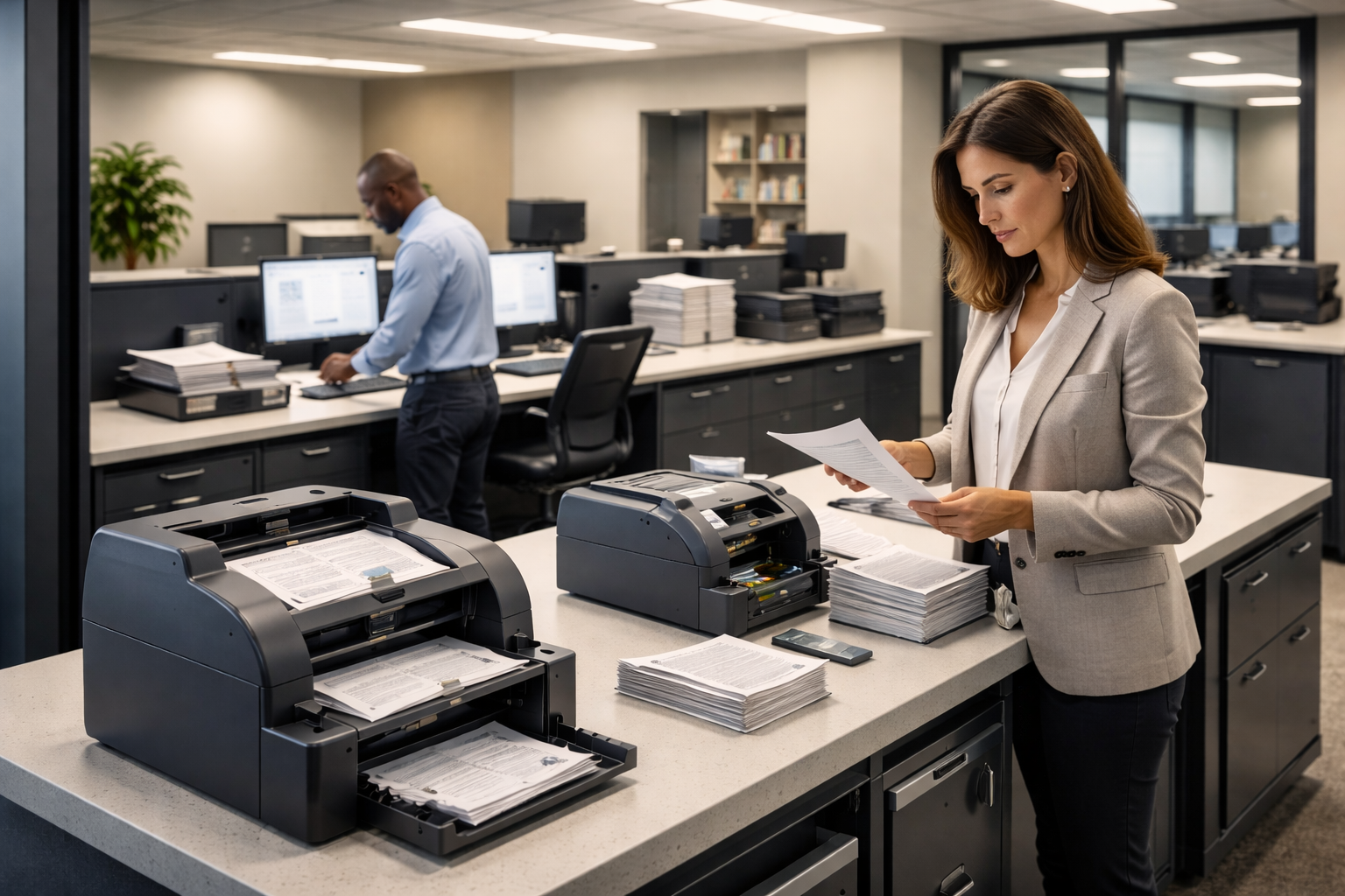 Branch operations environment with secure devices and audit context